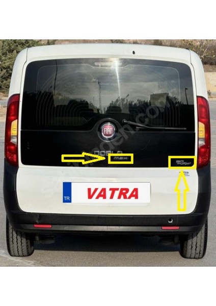 Doblo Combi 2.0 Multijet Maxi Elegance 2010-2016 Doblo ve 105 Multijet Krom Bagaj Yazı Arma Set