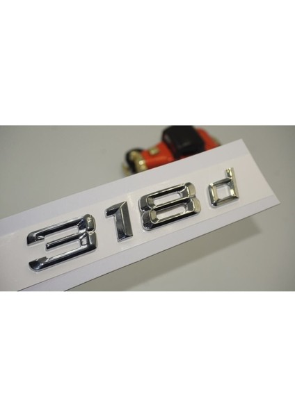 Bmw 318D Bagaj Krom Metal 3m 3D Yazı Logo (528112644)