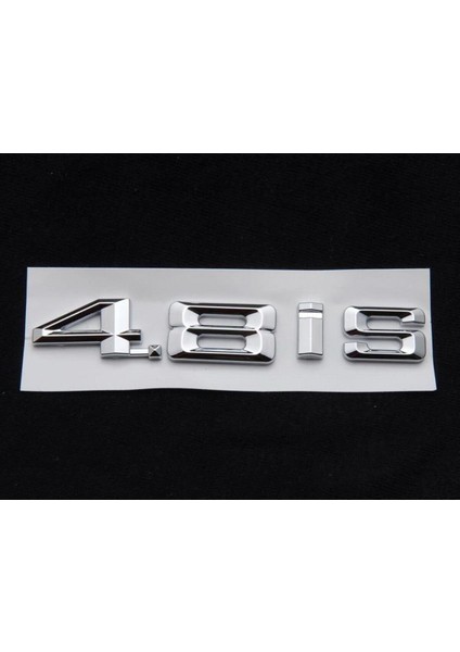 Bmw Uyumlu 4.8 Is Krom Çamurluk Yazısı