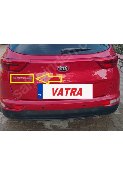 Sportage 1.6 Gsl Plus 2011-2014 Sportage Krom Bagaj Yazısı