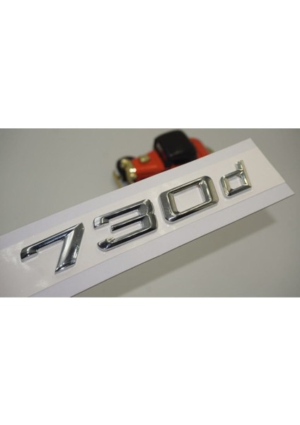 Bmw 730D Uyumlu Krom Metal 3m 3D Bagaj Logo Yazı Ürün