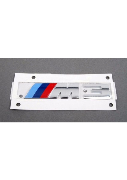 Bmw M3 Krom Bagaj Yazısı Ithal Ürün A++ Kalite