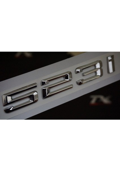 Bmw 523I Uyumlu Bagaj Krom Metal 3m 3D Yazı Logo
