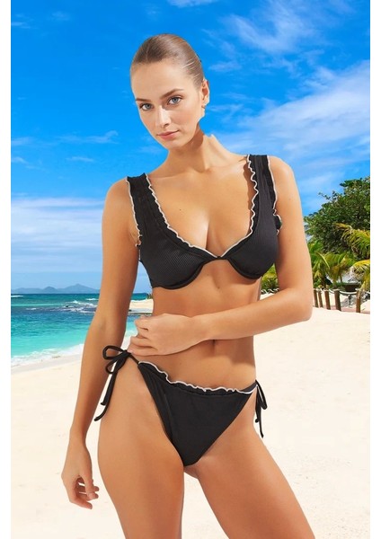 Tasarım Bikini Takımı Premium Kalite Plaj ve Havuz Için Uv Korumalı Ergonomik Kesim