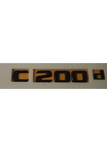 Mercedes Uyumlu Yazı C 200 D Siyah