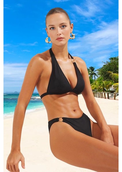 Tasarım Bikini Takımı Esnek Kumaş Plaj ve Havuz Için Şık Detaylı Uv Korumalı Klora Dayanıklı fiyatları