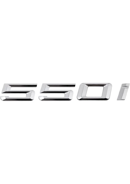 Bmw 550I Krom Bagaj Yazısı E60 F10 51147164137 Uyumlu