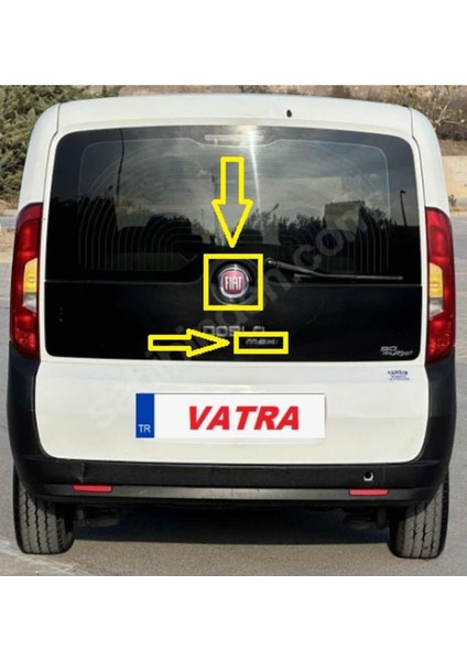 Doblo Combi 1.6 Multijet Maxi Dynamic 2010-2017 Maxi Krom Bagaj Yazı ve Arma Set