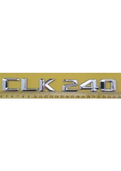 Mercedes Uyumlu Yazı Clk 240 Krom
