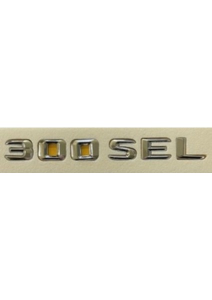 Mercedes Uyumlu Yazı 300 Sel Krom