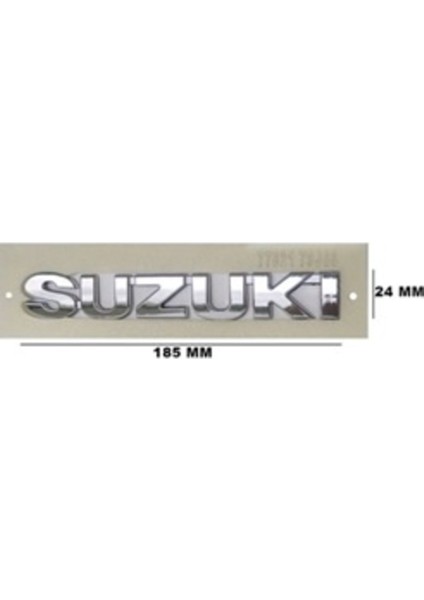 Suzuki Uyumlu Suzuki Krom Yazı 24*185 mm