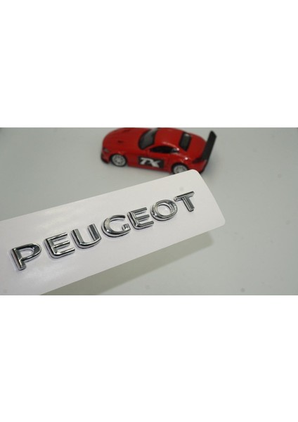 Peugeot Bagaj Krom Abs 3m 3D Yazı Logo Amblem 13.5 cm