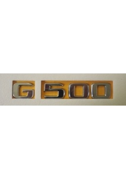 Mercedes Uyumlu Yazı G 500 Krom