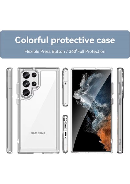 Samsung Galaxy S25 Ultra Shield Serisi Darbeye Dayanıklı Yarı Esnek Plastik Tpu Kılıf - AL8100 fiyatları