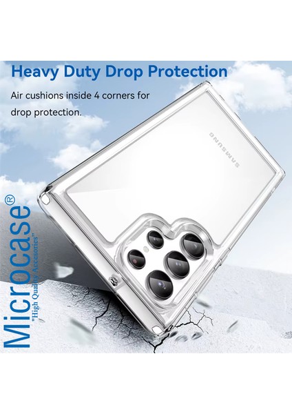 Samsung Galaxy S25 Ultra Shield Serisi Darbeye Dayanıklı Yarı Esnek Plastik Tpu Kılıf - AL8100 modelleri