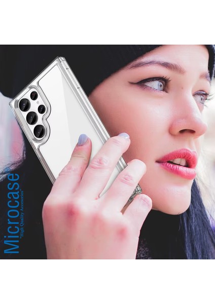 Samsung Galaxy S25 Ultra Shield Serisi Darbeye Dayanıklı Yarı Esnek Plastik Tpu Kılıf - AL8100 fırsatları