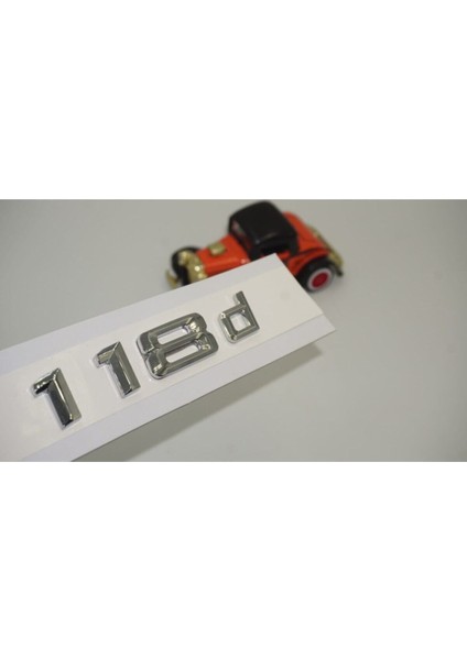 Bmw 118D Bagaj Krom Metal 3m 3D Yazı Logo Uyumlu