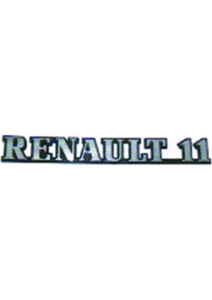 Renault Uyumlu Renault 11 Krom Yazı