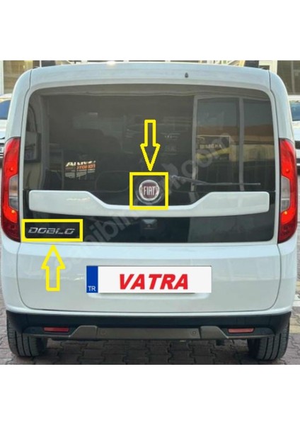 Doblo Combi 1.4 Safeline 2017-2023 Doblo Krom Bagaj Yazı Kaput ve Bagaj Arma