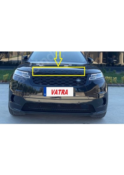 Range Rover Velar 3.0black Edition 2018-2022 Uyumlu Siyah Range Rover Kaput Yazısı