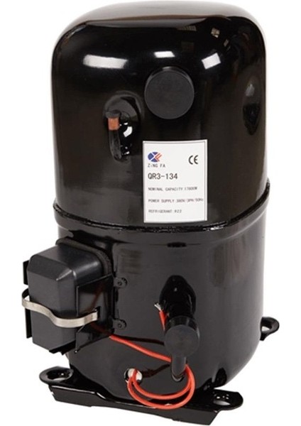 6hp QR3-124 Trifaze 380V Van. R404 Kompresör