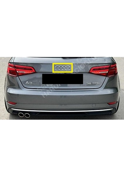 A3 Uyumlu Audi Bagaj Arması 3m 3D Abs