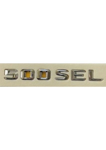 Mercedes Uyumlu Yazı 500 Sel Krom