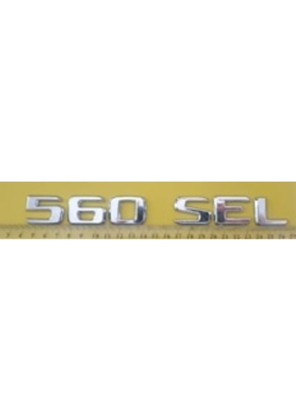 Mercedes Uyumlu Yazı 560 Sel Krom