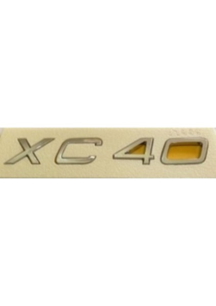 Volvo Uyumlu XC40 Krom Yazı