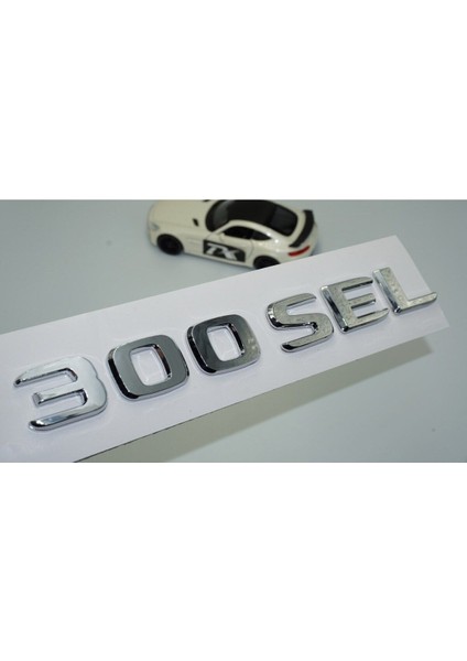 300SEL Bagaj Krom Abs 3m 3D Yazı Logo Benz ile Uyumlu