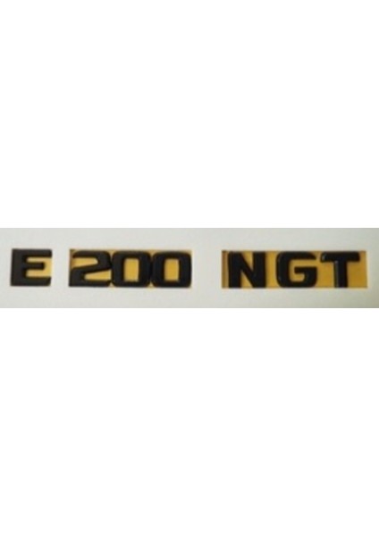 Mercedes Uyumlu Yazı E 200 Ngt Siyah