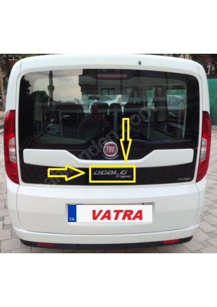 Doblo Combi 1.6 Multijet Maxi Safeline 2017-2023 Doblo ve Maxi Krom Bagaj Yazı