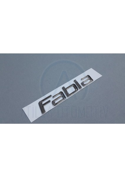 Skoda Fabia Mk2 5j 2008-2014 Bagaj Yazısı Uyumlu