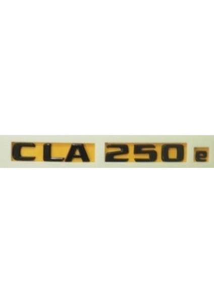 Mercedes Uyumlu Yazı Cla 250 E Siyah
