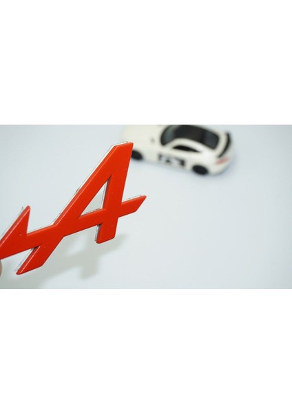 Alpine F1 Kırmızı Abs 3m Bagaj Yazı Logo Renault Ile Uyumlu