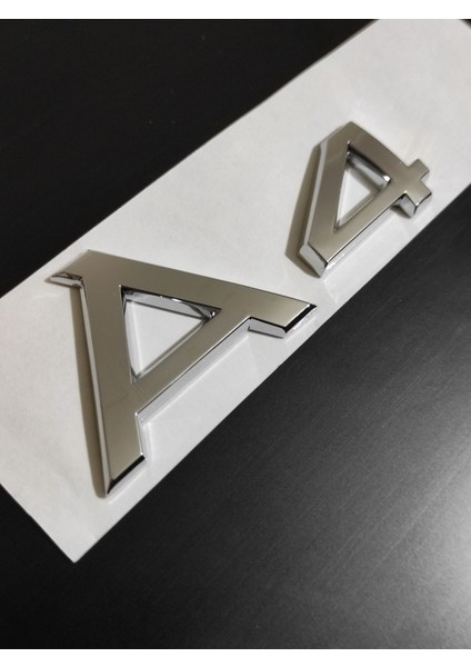 Audi A4 Yazısı - Audi A4 Bagaj Yazı Arma Logo