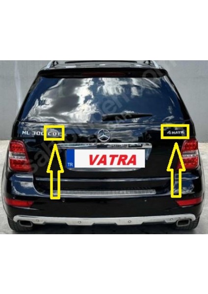 ML300 Cdı Cdı-4 Matic Siyah Bagaj Yazısı