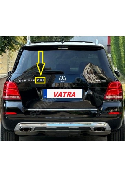 Glk 220 Cdı Style 2009-2015 Cdı Siyah Bagaj Yazısı