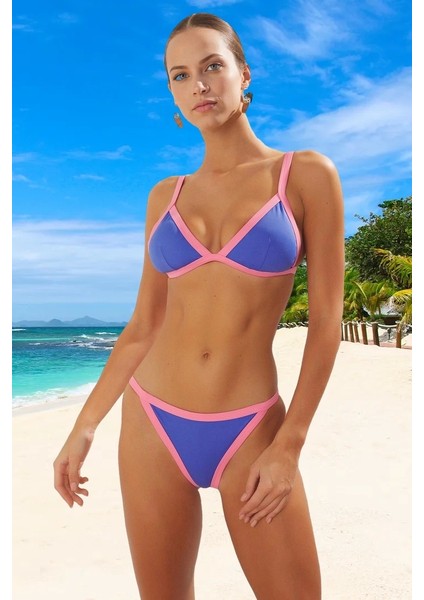Tasarım Bikini Takımı Yüksek Konfor Premium Kalite Esnek Kumaş Yaz Koleksiyonu Plaj ve Havuz Için