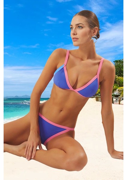 Tasarım Bikini Takımı Yüksek Konfor Premium Kalite Esnek Kumaş Yaz Koleksiyonu Plaj ve Havuz Için fiyatları