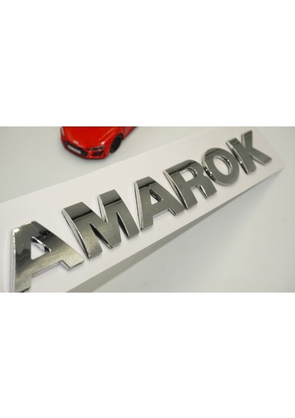 Vw Volkswagen Amarok Uyumlu Bagaj Krom Abs 3m 3D Yazı Logo Amblem