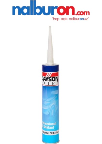 Dayson Poliüretan Pu Mastik Siyah Genel Amaçlı Yapıştırıcı Silikon 280 ml