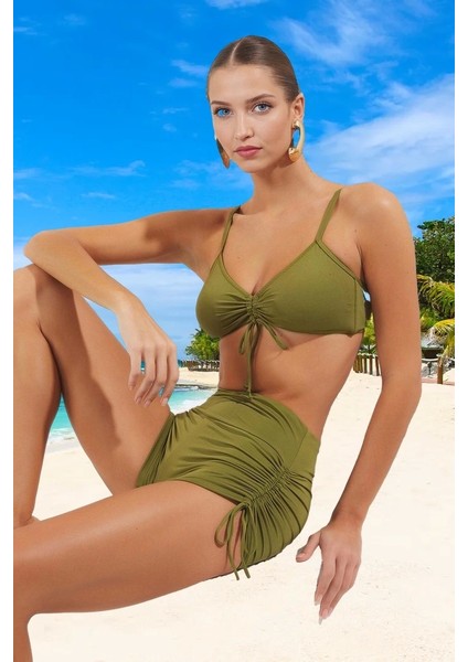 Tasarım Bikini Takımı Özel Ergonomik Kesim Şık Detaylı Klora Dayanıklı Yüksek Konfor