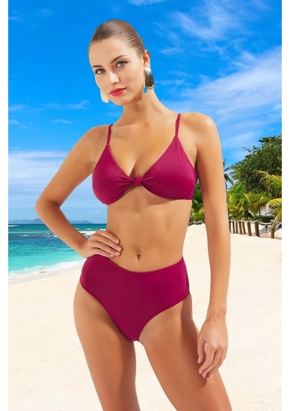 Tasarım Bikini Takımı Esnek Kumaş Hızlı Kuruyan Yüksek Konfor Yaz Koleksiyonu Plaj ve Havuz Için fiyatları