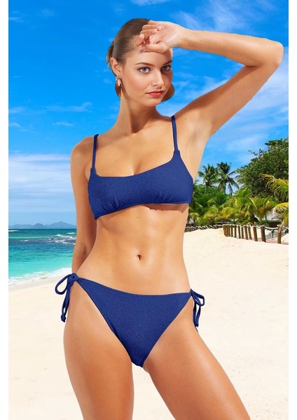 Tasarım Bikini Takımı Klora Dayanıklı Su Sporları Için Şık Detaylı Ergonomik Kesim