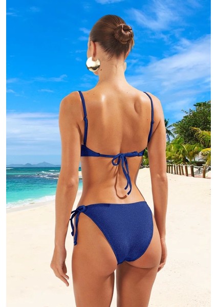 Tasarım Bikini Takımı Klora Dayanıklı Su Sporları Için Şık Detaylı Ergonomik Kesim modelleri