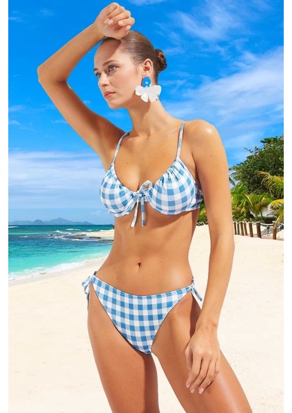Tasarım Bikini Takımı Esnek Kumaş Klora Dayanıklı Ergonomik Kesim Yüksek Konfor Yaz Koleksiyonu