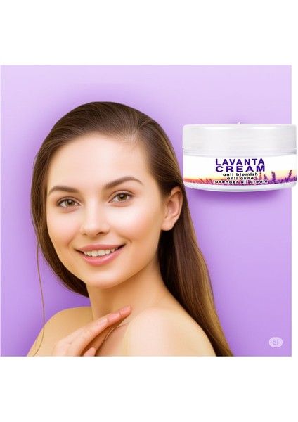 Lavanta Cream Aknelerinizden Sivilcelerinizden Arınmış Cildiniz Için Çözüm 50 ml Krem