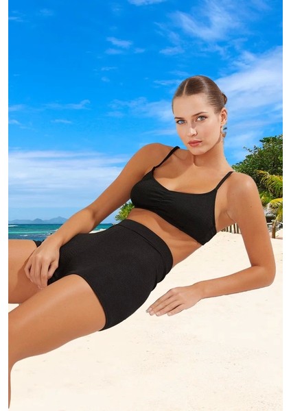 Tasarım Bikini Takımı Yüksek Konfor Plaj ve Havuz Için Uv Korumalı Özel Ergonomik Kesim