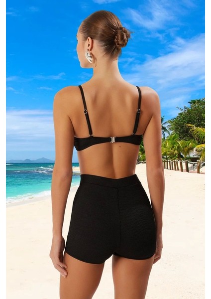 Tasarım Bikini Takımı Yüksek Konfor Plaj ve Havuz Için Uv Korumalı Özel Ergonomik Kesim